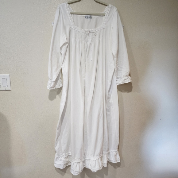 The 1 for U Martha Nightgown 100% Cotton Victorian Style Modest Wedding size XL - Picture 1 of 11